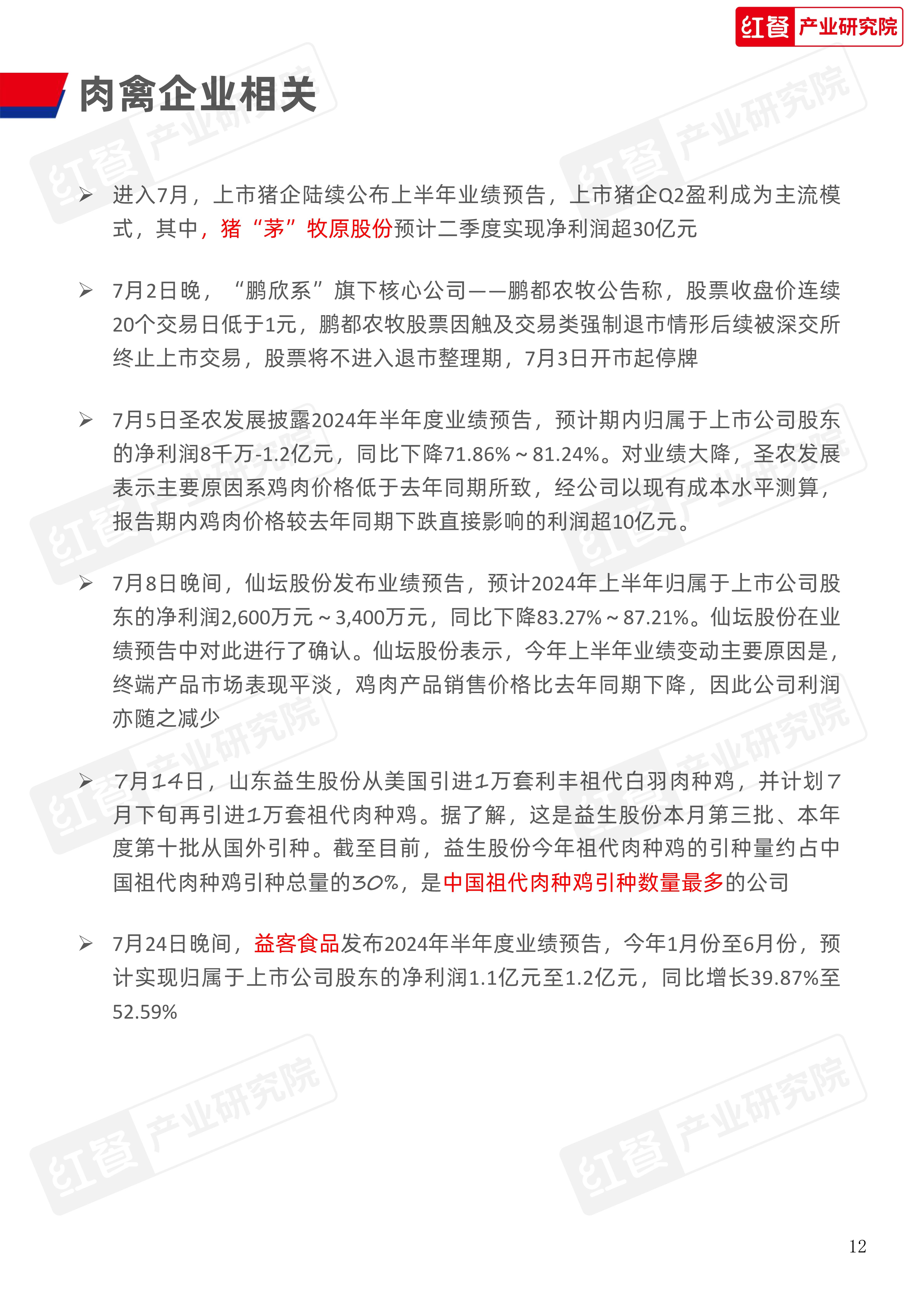 餐饮供应链月报（202408）